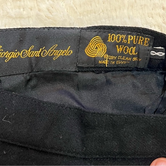 GORGIO SANT ANGELO short wool skirt vintage size 8 - Picture 3 of 6